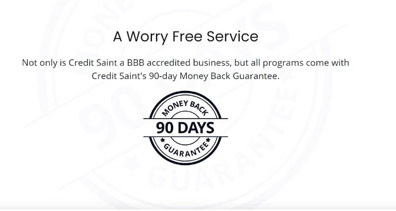 Credit Saint money-back